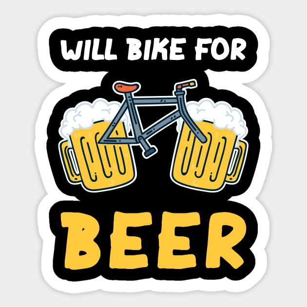 Bikes Beer! Sticker By Esskay ubicaciondepersonas.cdmx.gob.mx